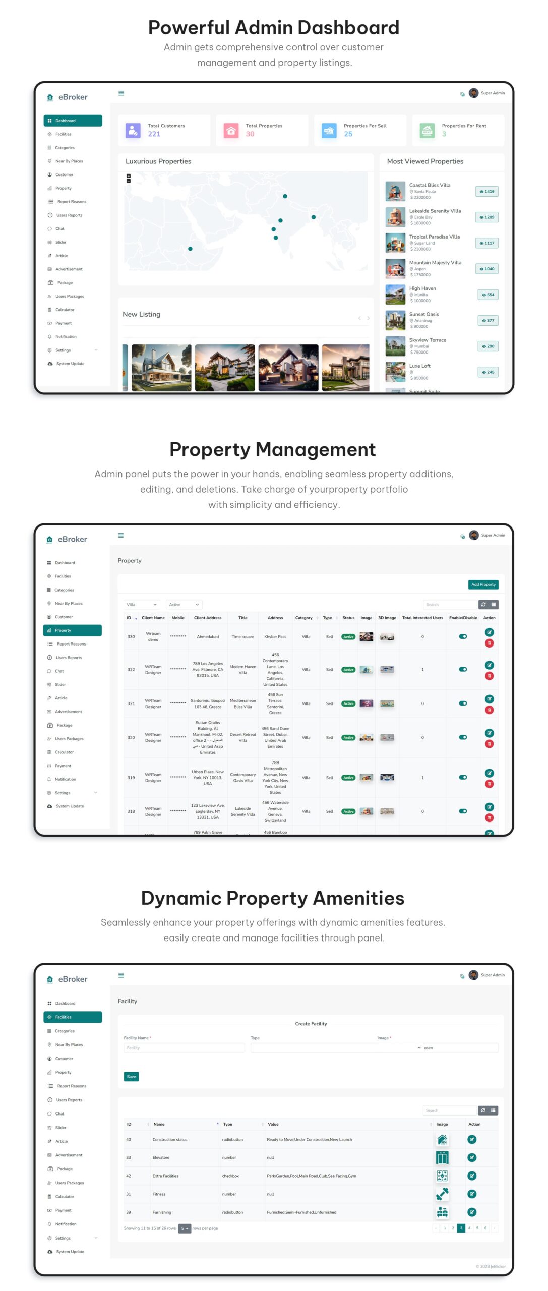 Real Estate App Admin Panel OK 1